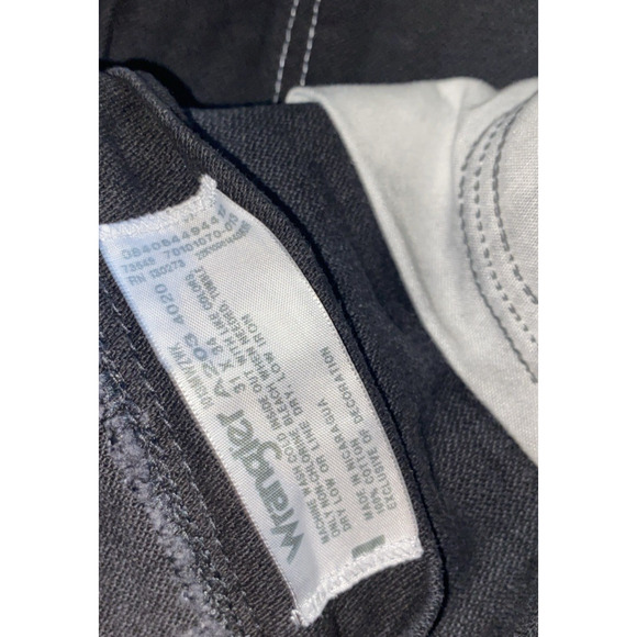 Wrangler Jeans Men 31x34 Black Denim Straight Leg Western Cowboy Rodeo Chore - Picture 6 of 8